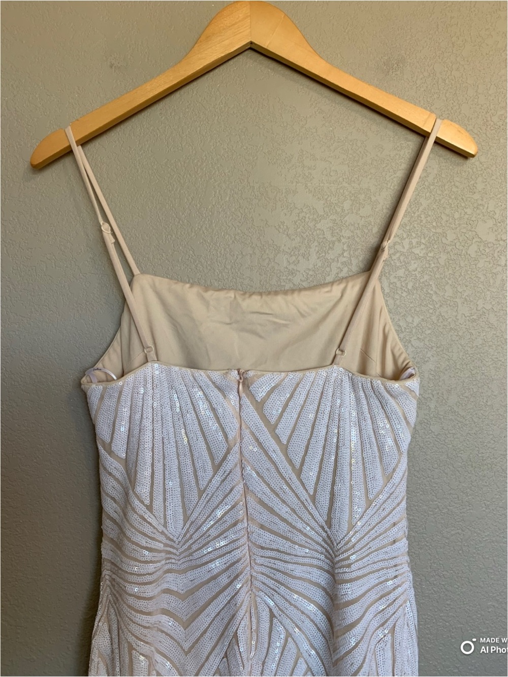 Lulus Medium Lost In Your Eyes White Sequin Bodycon Mini Dress NWT Party Bridal - Picture 9 of 16